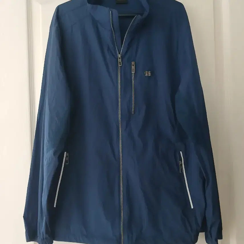 [BUNJANG] KOLON SPORT Blue Windbreaker Jacket Size 100 / 코오롱스포츠 블루 바람막이 자켓 100