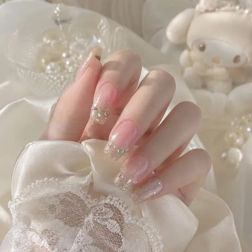 [BUNJANG] Gold French Nail Tips / 은은한 골드프렌치 네일팁
