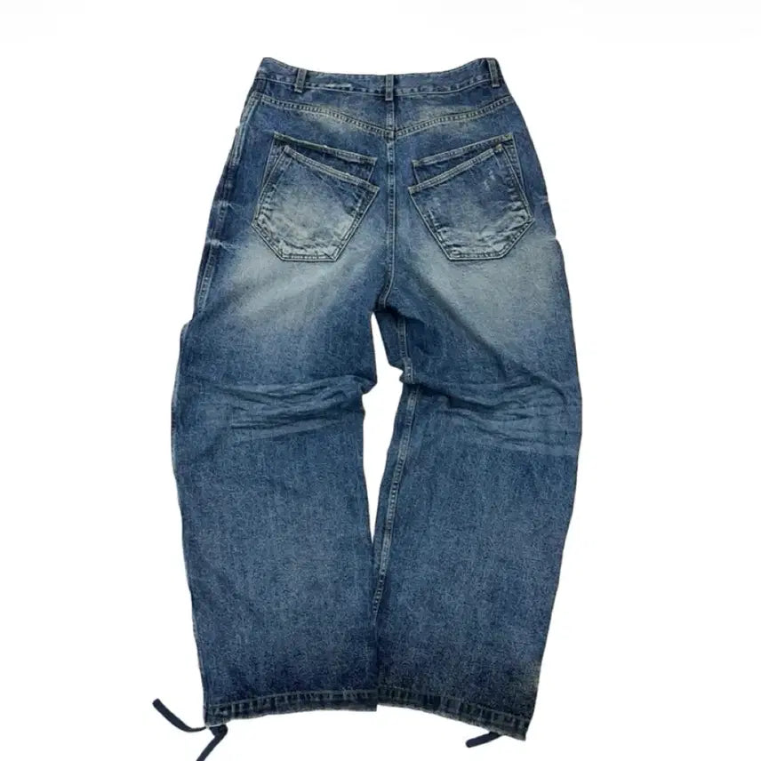 [BUNJANG] Nonnode Double Pocket Japanese Denim Mid Blue / [1] 논노드 더블 포켓 재패니즈 데님 미드 블루