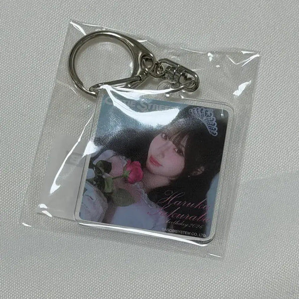 [BUNJANG] Cutestreet Kuto Sakura Bar Haruka Birthday Ichiban Kuji Keychain / 큐티스트리트 큐스토 사쿠라바 하루카 생탄 스키쿠지 키홀더 키링