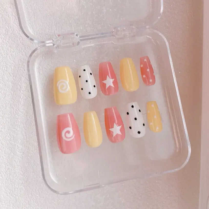 [BUNJANG] Handmade Nail Tips (Size M) / 수제네일팁 판매합니다.