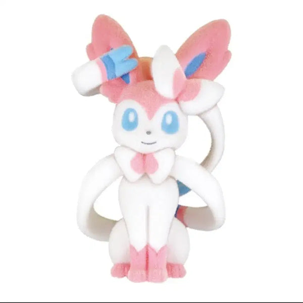 [BUNJANG] Pokemon Fluffy Doll Nymphia Figure / 포켓몬스터 플로키돌 피규어 님피아