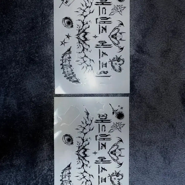 [BUNJANG] Madmans Esprit Tattoo Sticker Set / Madmans Esprit 매드맨즈 에스프리 머천 굿즈