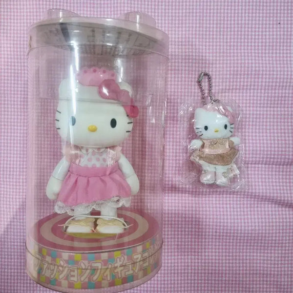 [BUNJANG] Bundle Set Rare Vintage Kitty Maid Waitress Figure Mascot Doll / 일괄 레어 고전 키티 메이드 웨이트리스 피규어 마스코트 인형