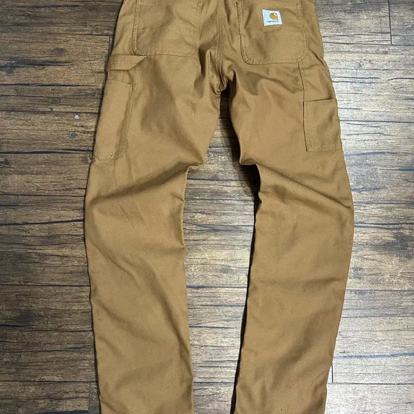 [BUNJANG] Carhartt WIP Ruck Double Knee Work Pants Size 28 / 칼하트 WIP 럭 더블니 워크팬츠 브라운 28
