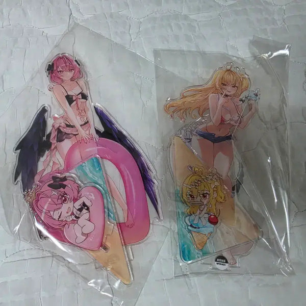 [BUNJANG] ZenZoneJe Remiel & Sisia Swimsuit Acrylic Stand & Keyring Set / 젠레스 존 제로, 젠존제 레미엘,시시아 수영복 아크릴