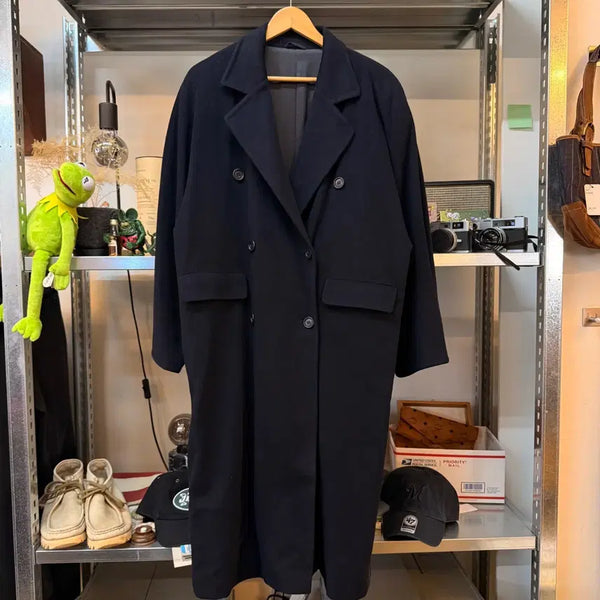 [BUNJANG] Valditaro 100% Loro Piana Cashmere Double-Breasted Long Coat / Valditaro 100% 로로피아나 캐시미어 더블 브레스트 롱 코트