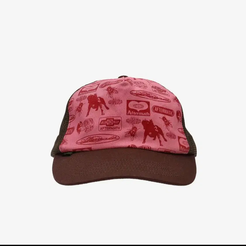 [BUNJANG] Aftermath Full Print Mesh Cap Brown / 애프터매스 모자 FULL PRINT MESH CAP [BROWN]