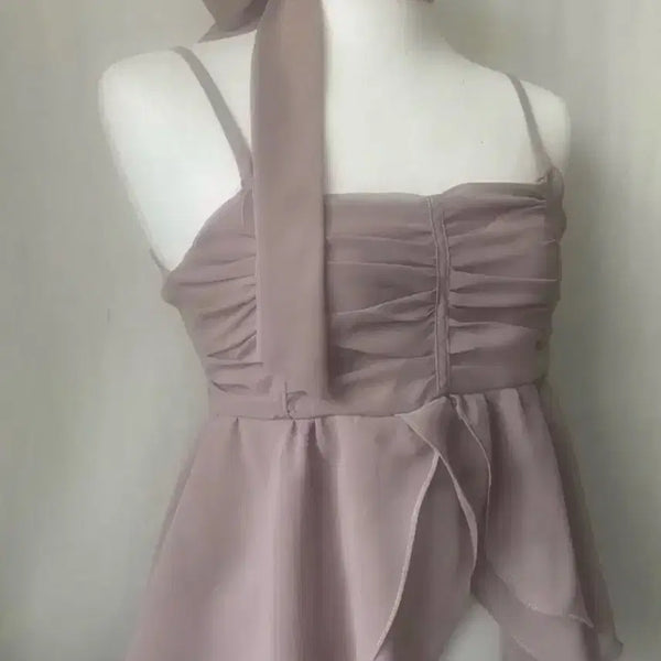 [BUNJANG] Angelnumber555 Tulip Sleeveless Rose / (옷장 정리) 엔젤넘버555 엔넘파 튤립 슬리브리스 로즈