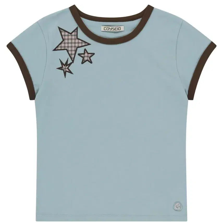 [BUNJANG] Koiseyo Triple Star Ringer T-Shirt / 코이세이오 트리플 스타 링거 티