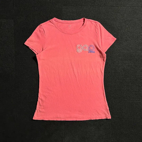 [BUNJANG] GAP 1969 Embroidered Logo T-Shirt / GAP 1969 자수로고 반팔티셔츠