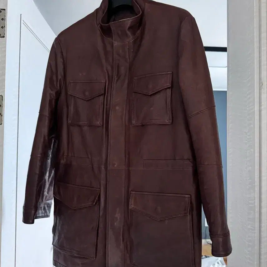 [BUNJANG] Paul Stuart Leather Field Jacket / 폴스튜어트 레더 필드자켓
