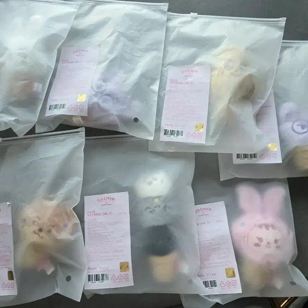 [BUNJANG] SEVENTEEN Mini Teen Ice Cream Version Keychain / 세븐틴 미니틴 페이스키링 아이스크림 버전 위버스 구매인증 가능