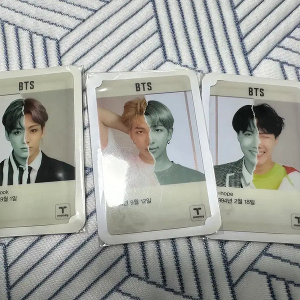 [BUNJANG] BTS Jungkook RM J-Hope Set Photocard / 방탄 교통카드 일괄양도