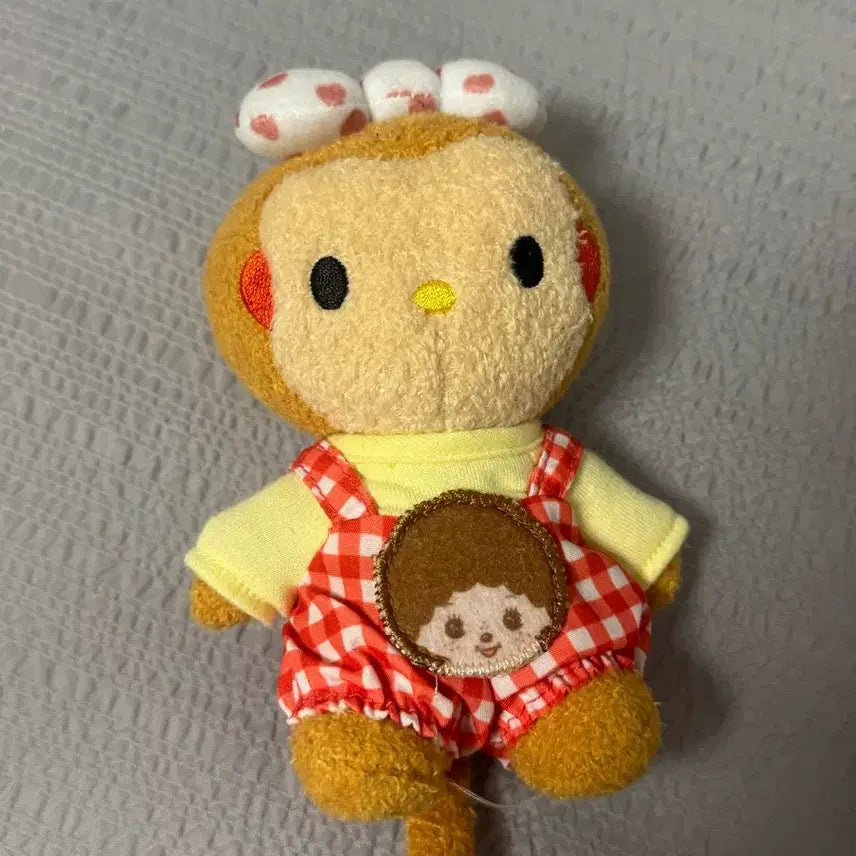 [BUNJANG] Monchhichi Hello Kitty Collaboration Plush / 몬치치 헬로키티 콜라보 인형