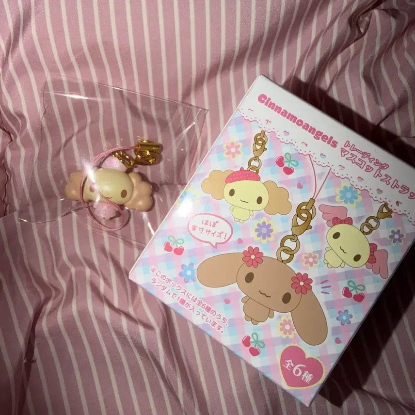 [BUNJANG] Spinns Cinnamoroll Nurse Chiffon Strap / 스핀즈 spinns 시나모엔젤스 시나모롤 너스 쉬폰 스트랩