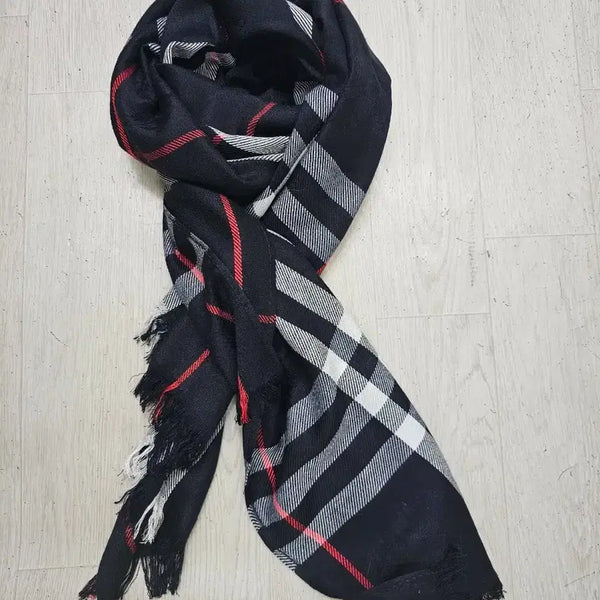[BUNJANG] Burberry Wool & Cashmere Blend Scarf / 버버리 울&캐시 혼방머플러  210*72