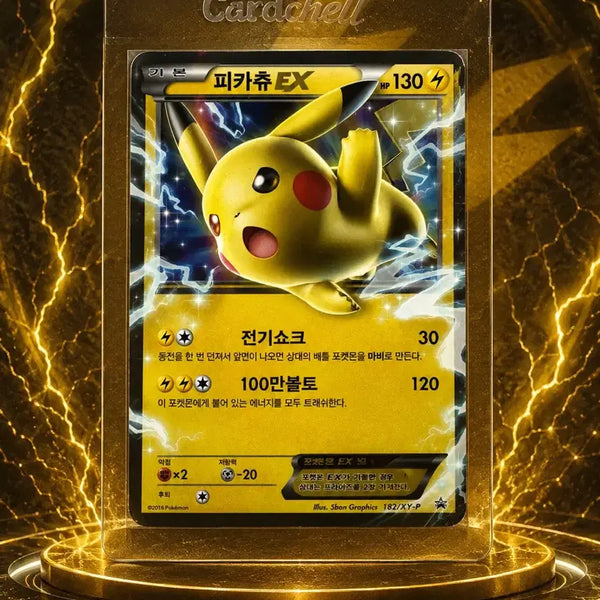 [BUNJANG] Pokemon Pikachu EX XY Promo Card / 포켓몬 카드 피카츄 EX xy프로모