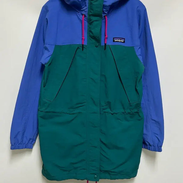 [BUNJANG] Patagonia Two-Tone Nylon Windbreaker Jacket / [여자-85 (XS)]Patagonia 파타고니아 투톤 블루 나일론 바람막이 자켓