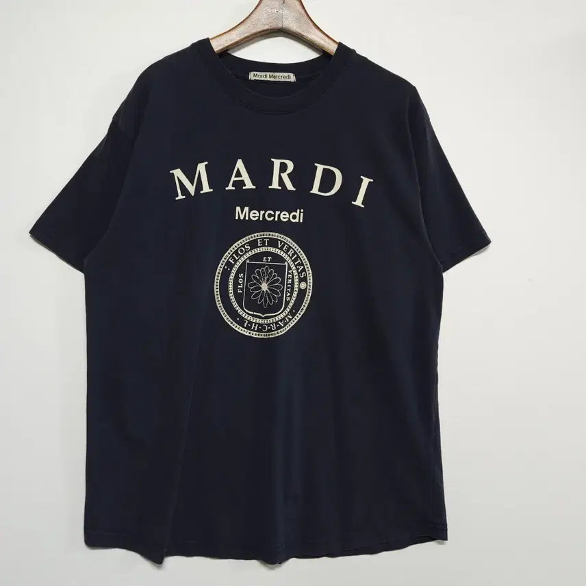 [BUNJANG] Mardi Mercredi Vintage Fading Graphic T-Shirt / 55~66 마르디 메크르디 빈티지 페이딩 그래픽 반팔티
