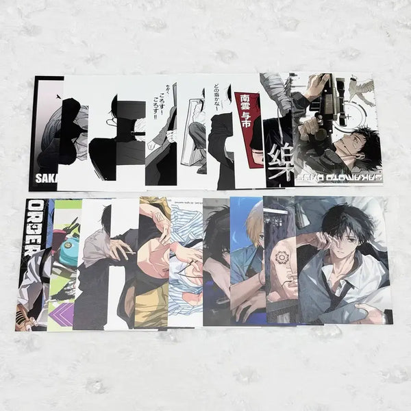 [BUNJANG] Sakamoto Days Printing Box & Postcard Set - Nagumo Shin Natsuki Bundle / (일괄 가격) 사카모토데이즈 프린팅 박스 프박 엽서 나구모 신 나츠키