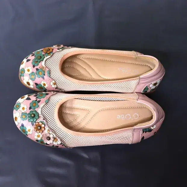 [BUNJANG] GOBe Women's Mesh Flat Shoes (240mm, 3cm Heel) / w158 GOBe 여성플로벌자수 메쉬플랫단화/여성240/굽높이3센치/사놀까