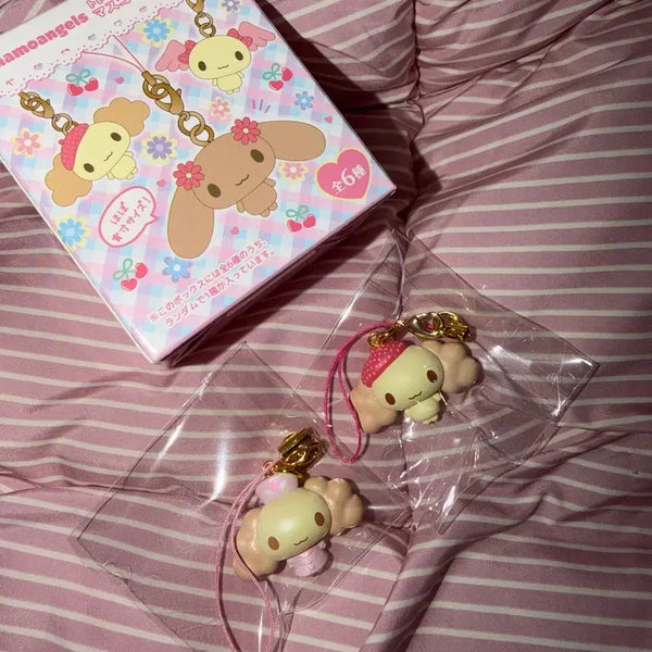 [BUNJANG] Spinns Cinnamoangels Cinnamoroll Nurse Chiffon Strap Set / 스핀즈 spinns 시나모엔젤스 시나모롤 너스 노말 쉬폰 스트랩 세트
