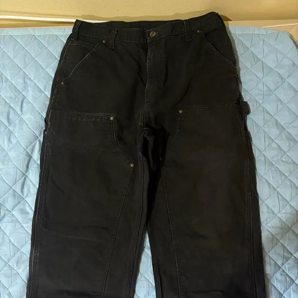 [BUNJANG] Carhartt Double Knee Pants Black 34 / 칼하트 더블니 팬츠 블랙 34