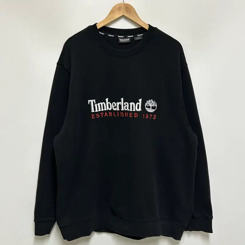 [BUNJANG] Timberland Big Logo Embroidered Sweatshirt / [남자-110]Timberland 팀버랜드 빅 로고 자수 스웨트셔츠