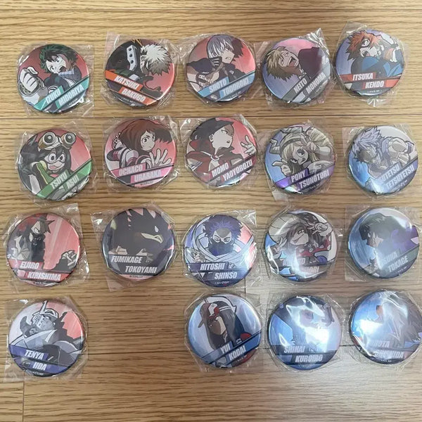 [BUNJANG] My Hero Academia Class A & B Can Badges Bundle Set / 급처)나히아 히로아카 A반 ,B반 캔뱃지 일괄