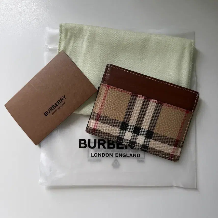 [BUNJANG] Burberry Check Card Wallet / 버버리 카드지갑