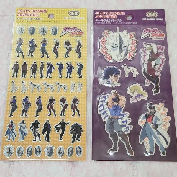 [BUNJANG] JoJo's Bizarre Adventure Sticker Set / 죠죠의 기묘한 모험 스티커 2종 일괄