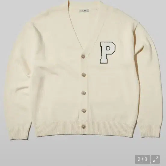 [BUNJANG] PLAC Signature Wappen Cardigan / PLAC 시그니처 와펜 가디건 M (100), L (105)새상품