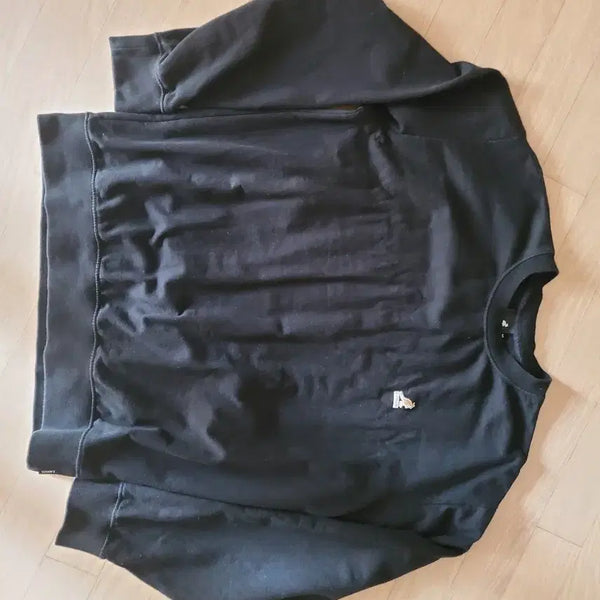 [BUNJANG] Kangol Black Sweatshirt L / 캉골 블랙 맨투맨 L