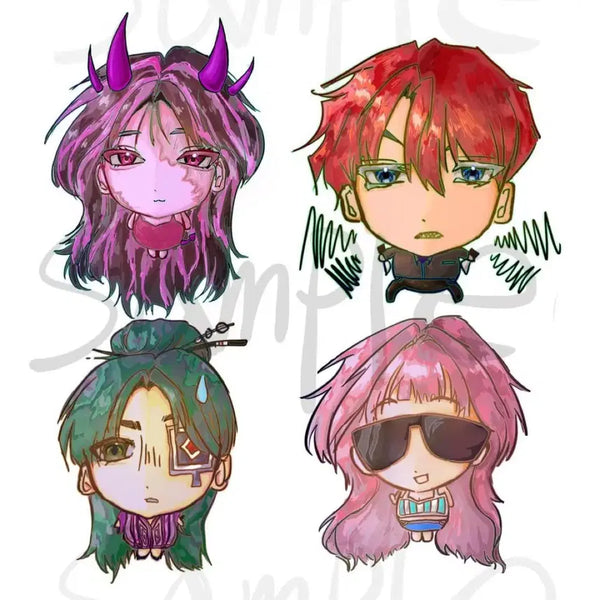 [BUNJANG] Half Body Chibi Commission / 0.55 SD 커미션