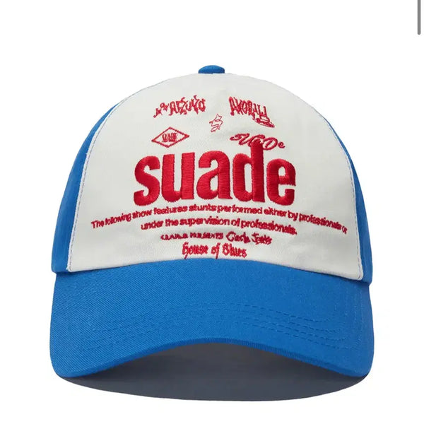 [BUNJANG] Suede Two-Tone Ball Cap / 스웨이드 모자