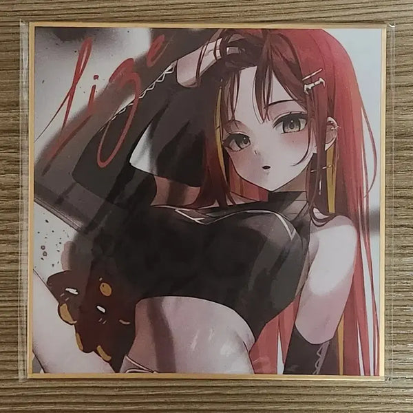 [BUNJANG] Stellive Akane Rize Shikishi (Unsealed) / 스텔라이브 아카네리제 색지