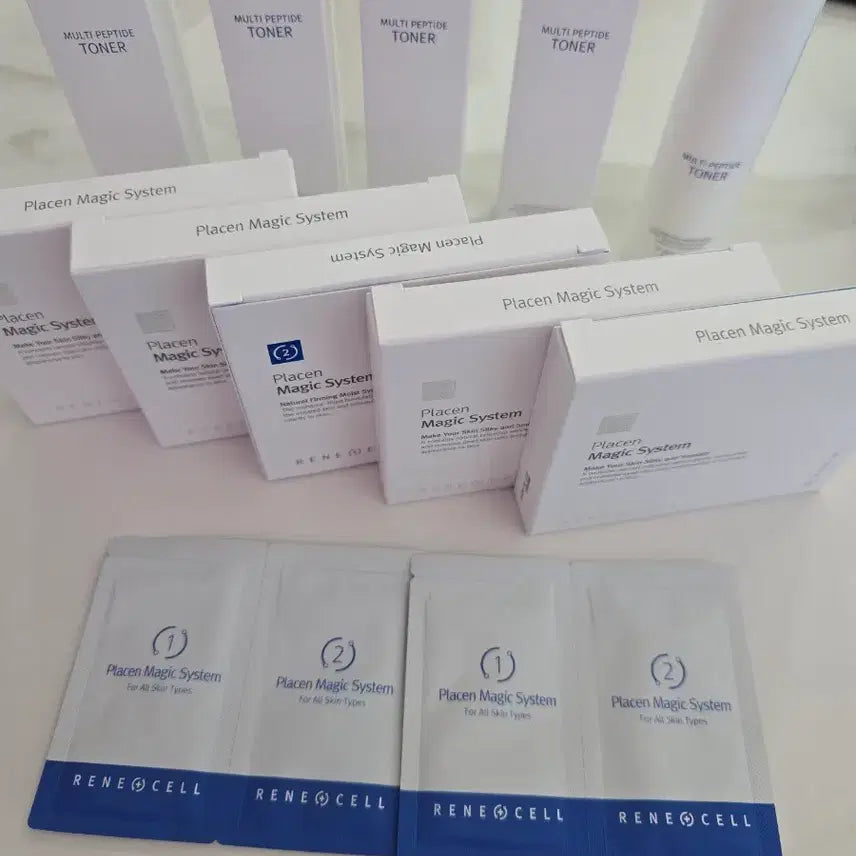 [BUNJANG] Renacell Multi Toner + Exfoliating Gel + Nutrition Pack Set / 레네셀 멀티 토너+각질제거젤+영양팩세트