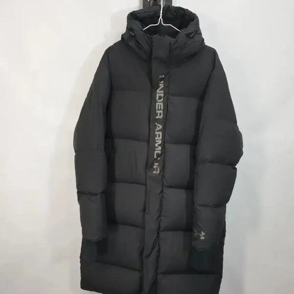 [BUNJANG] Under Armour Long Padding Black M / 언더아머 롱패딩 블랙 m