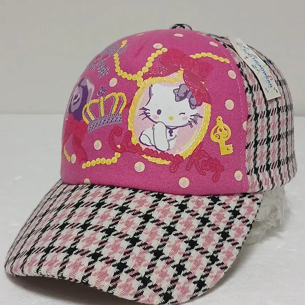 [BUNJANG] Sanrio Hello Kitty Wool Hat Pink / (F) 일본 산리오 헬로키티 모자