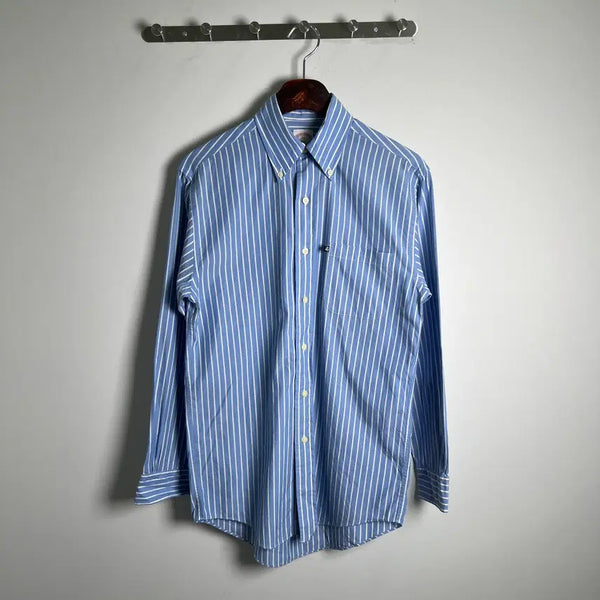 [BUNJANG] Brooks Brothers Blue Stripe Button-Down Shirt XS / 브룩스 브라더스 블루 스트라이프 버튼다운 셔츠 XS