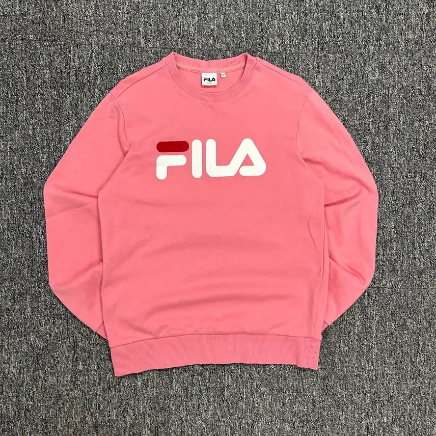[BUNJANG] Fila Pink Sweatshirt M / 휠라 핑크 맨투맨 M