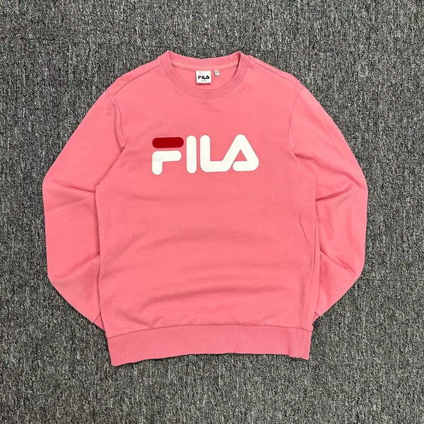 [BUNJANG] Fila Pink Sweatshirt M / 휠라 핑크 맨투맨 M