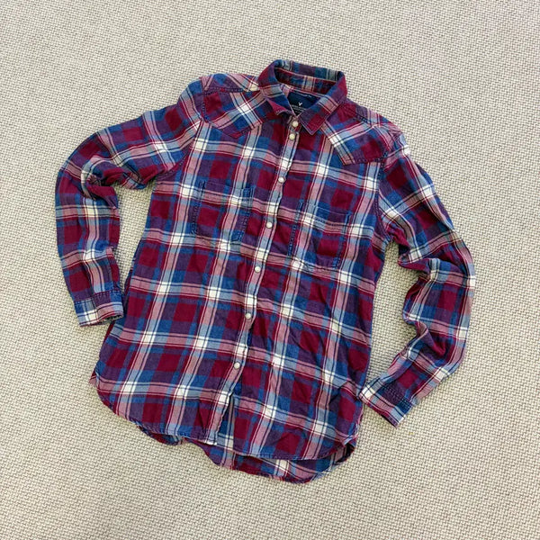 [BUNJANG] American Eagle Plaid Shirt / XS 아메리칸이글 체크 셔츠 0805D1