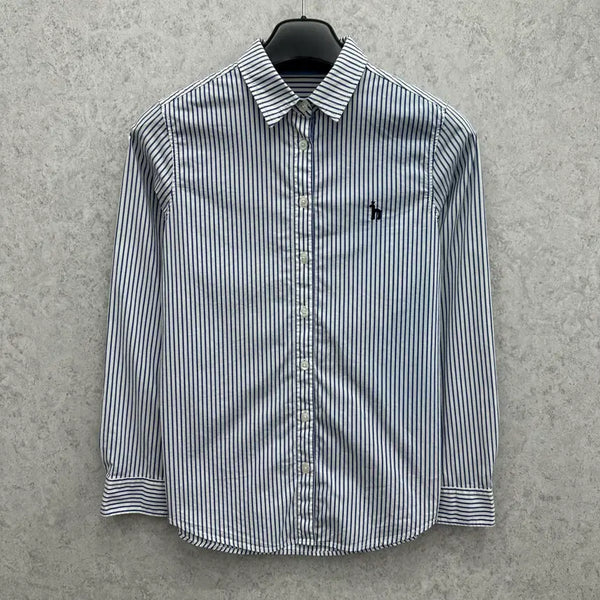 [BUNJANG] Hazzys Women's Striped Shirt Size 95 / 95 헤지스 여자 스트라이프 셔츠
