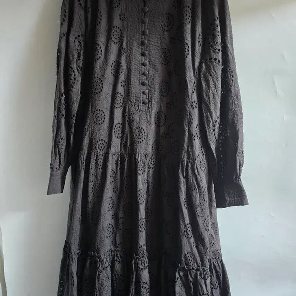 [BUNJANG] Karl Lagerfeld Eyelet Dress Size 66 / 칼라거펠트 아일렛 원피스66