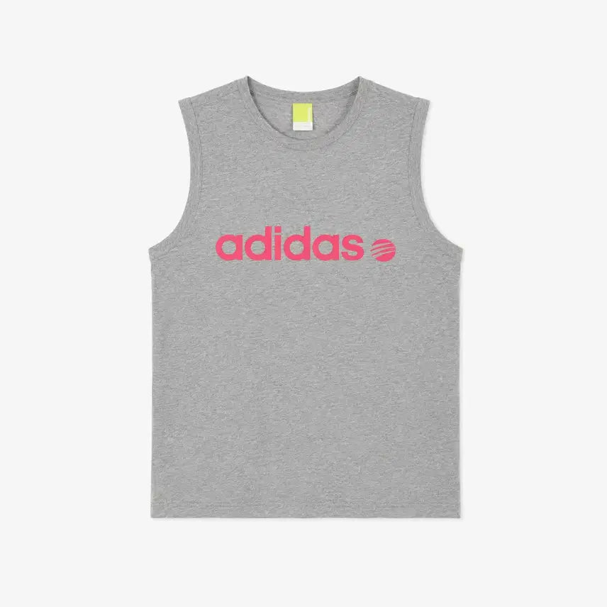 [BUNJANG] Adidas Cotton 100% Printed Tank Top - Men / ADIDAS 아디다스 코튼 100% 프린팅 나시티 - Men (7092)