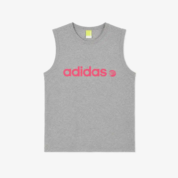 [BUNJANG] Adidas Cotton 100% Printed Tank Top - Men / ADIDAS 아디다스 코튼 100% 프린팅 나시티 - Men (7092)