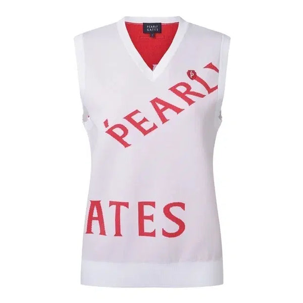 [BUNJANG] PARIGATES Women's Logo Knit Vest / 파리게이츠 여성로고  니트베스트0(55반)