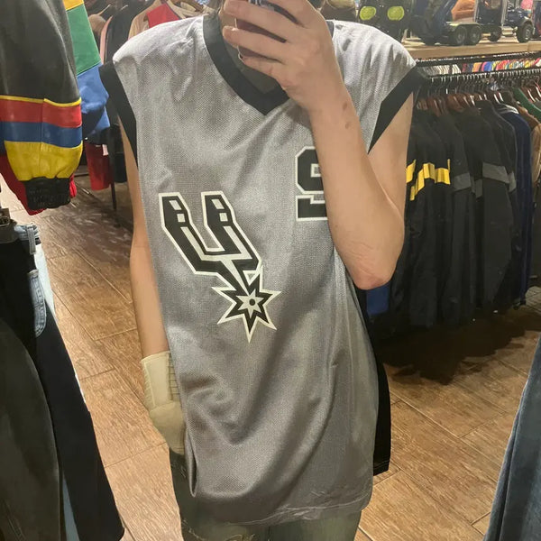 [BUNJANG] HI San Antonio Spurs NBA Sleeveless Jersey / [HI] NBA 샌안티오 스퍼스 유니폼 슬리브리스